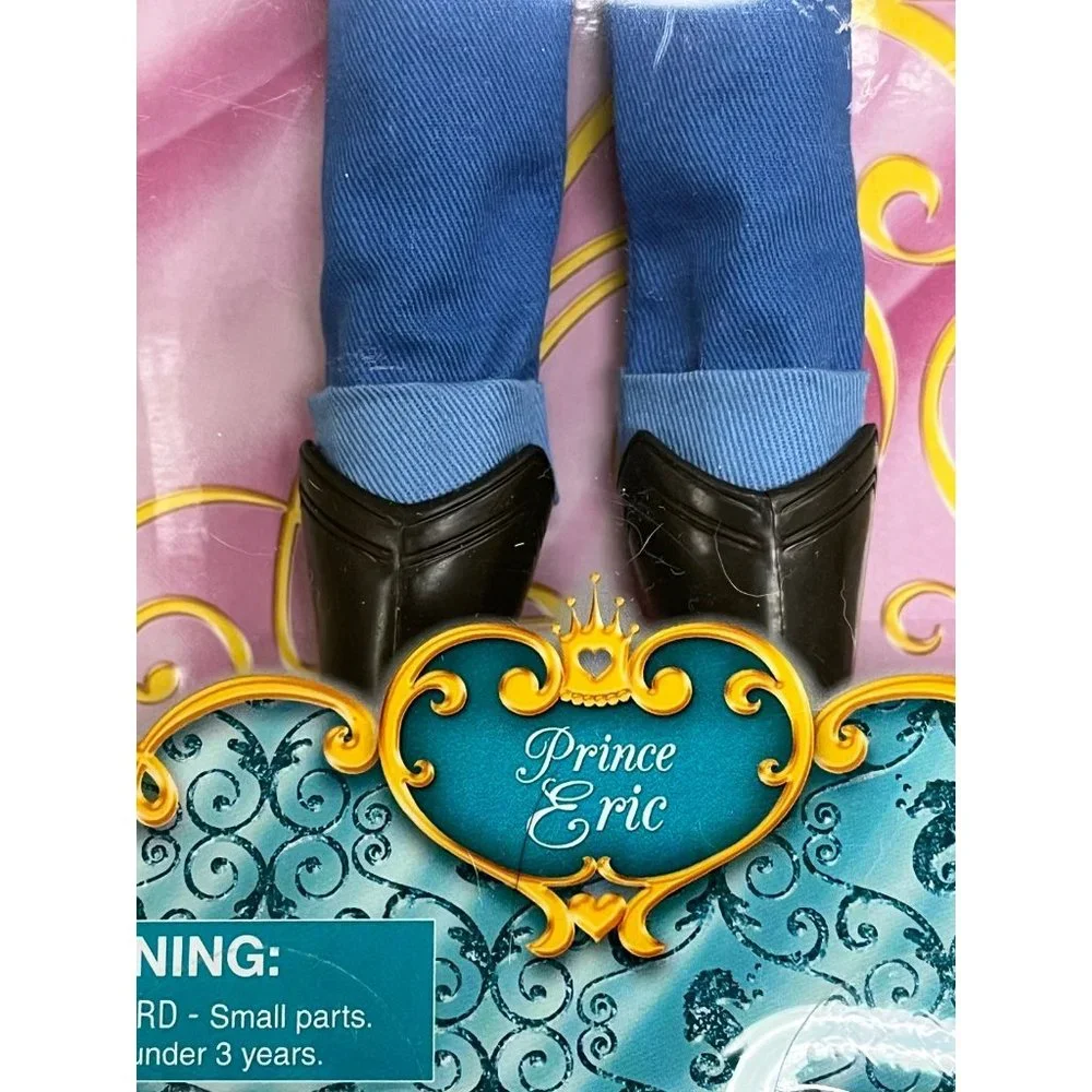 Disney Store Authentic Little Mermaid Prince Eric 12” Classic 2015 Doll- retired